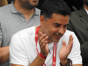 Celebraci&oacute; del Girona FC a la Champions League