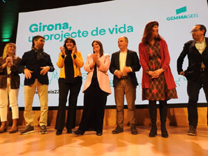 Presentació de la candidatura de Gemma Geis a l'alcaldia de Girona