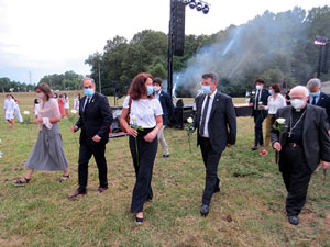 Homenatge en record de les v&iacute;ctimes de la Covid-19 al Parc de les Ribes del Ter