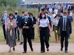 Homenatge en record de les v&iacute;ctimes de la Covid-19 al Parc de les Ribes del Ter