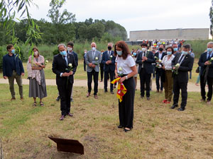 Homenatge en record de les v&iacute;ctimes de la Covid-19 al Parc de les Ribes del Ter
