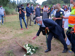 Homenatge en record de les v&iacute;ctimes de la Covid-19 al Parc de les Ribes del Ter