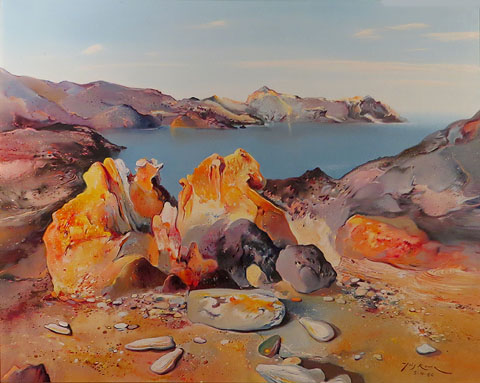 Cap de Creus, cala Culip, 1986. 60 x 73
