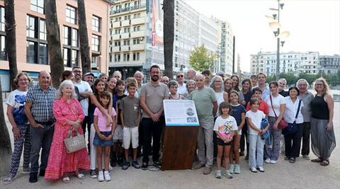 Alguns participants a l'acte d'homenatge a Dàrius Rahola