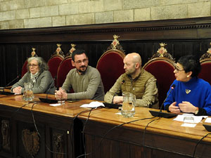 Dia de la Mem&ograve;ria de l'Holocaust i la Prevenci&oacute; dels Crims contra la Humanitat al Sal&oacute; de Plens de l'Ajuntament de Girona