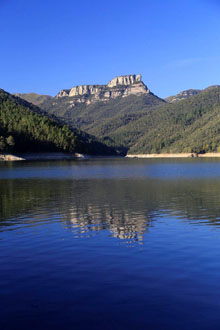 El pantà de Susqueda. 2015