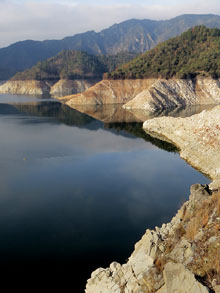 El pantà de Susqueda. 30/01/2024