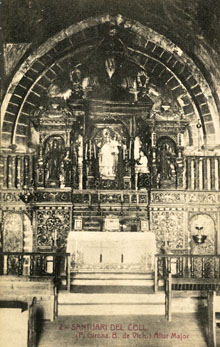 Santuari de la Mare de Déu del Coll. 1910